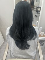 ウルア 吉祥寺店(ULUA)&nbsp;髪質改善 艶髪 韓国風 エギョモリ ブルーブラック 吉祥寺