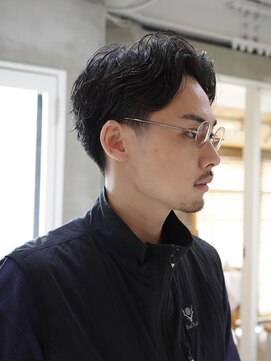 サンアタゴノット(san.atagonot) 髭と眼鏡に似合わせるメンズカット/ニュアンスパーマ