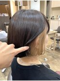 前髪/アンブレラカラー/こなれミディ/イメチェン/中村郁未