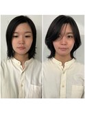 《me’lou》ミディアム×くびれレイヤー20代30代40代50代