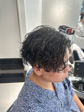 オーシャントーキョー(OCEAN TOKYO) メンズパーマツイスパ波巻きスパイラルマッシュセンターパート