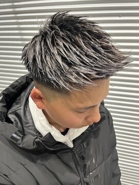 メンズグルーミングナンバーナイン(MEN'S GROOMING NUMBER NINE) ホワイトメッシュ/ジェットモヒカン/姫路