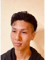 オドックスハナイ(oddx hanai) イレギュラーパーマ・ツーブロックスタイル