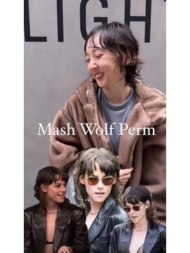 マージュ ギンザ(marju GINZA) 外国人風マッシュウルフパーマ/緩めパーマ