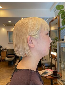 ヘアーサロンテン モトアザブ(hair salon Ten motoazabu) 切りっぱなしボブ