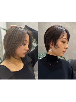 お客様のライフスタイルやトータルファッションに合わせて、忙しい毎朝にもヘアセットが楽になる仕上がり◎