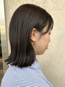 フロア(FLOOR) 透明感な暗髪/切りっぱなし/ボブ/