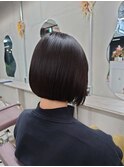 #PINQ #ぷつっとボブ #タッセルボブ #タンバルモリ #縮毛矯正