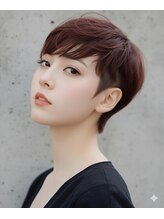 ソラ(sora) 秋　髪　2ブロック　濃桃