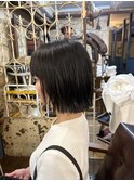 ぱつボブ/magiyhair/下北沢/hide