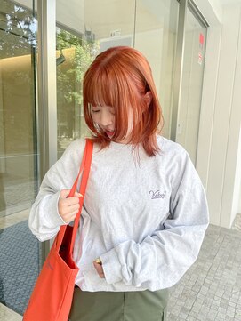 チクロヘアー(Ticro hair) @nkkn15 orange beige