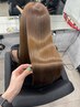 カット＋髪質改善縮毛＋髪質改善ULTOWA＋髪質再生オージュア【新宿髪質改善】
