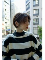 エアー 銀座タワー(AIR) 【藤岡】外光で映える大人抜け感ショート