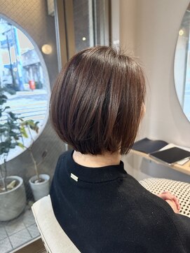 パプス ド コワフュール 川西能勢口店(Pap's de coiffeur) ショートボブ
