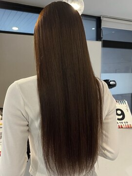 ナチュラルベージュ/縮毛矯正