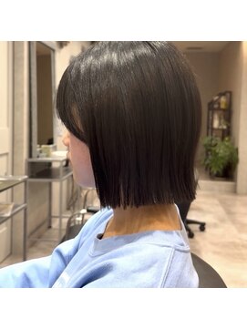 ソヨン 本厚木店(SOYON) 切りっぱなしボブ/タッセルボブ/黒髪ボブ