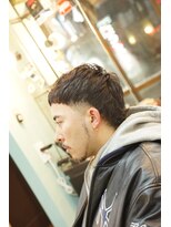 タイト スワッグ バーバーワークス(TIGHT SWAG BARBERWORKS)&nbsp;マレットヘア×テーパーフェード