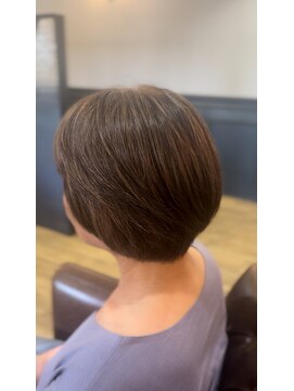 ラポール(RAPPORT) 着物ヘア/大人ガーリー/ダークアッシュ/似合わせカット/蟹江