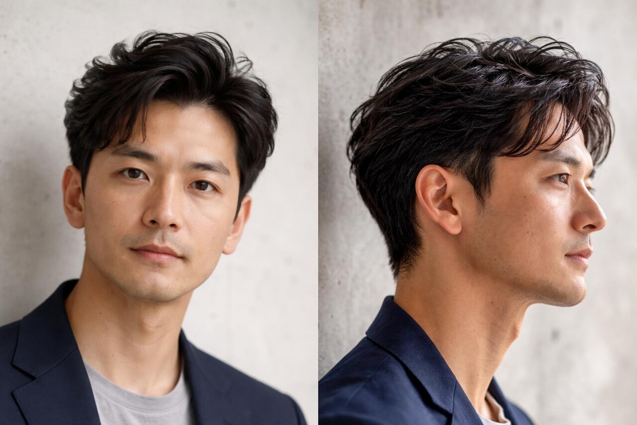 【第一印象改善】清潔感をアップするMen'sカット+眉カット￥5500