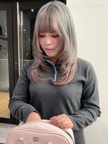ステン(sten)&nbsp;ペールピンク/ホワイトピンク/グレーシルバー/インナーカラー