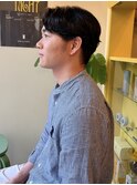 〈浅草美容室〉クセを活かしたナチュラルマッシュ