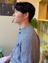 ヒントステーション フォーメンズ(HINTSTATION for Men's) 〈浅草美容室〉クセを活かしたナチュラルマッシュ