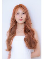 トップシェイプ(TOP SHAPE) 韓国風オレンジブラウンロング