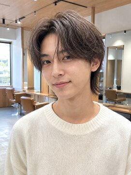 ローム 北花田店(Rome) メンズウルフカットウルフレイヤー韓国風ウルフミディアム
