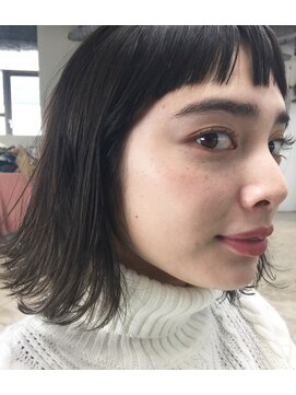 ナヌーク シブヤ(nanuk shibuya) 【namuk】ザクザクのショートバングと外ハネロブ◇ラベンダー