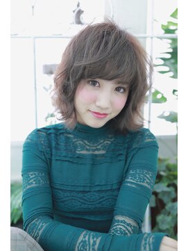 バルオン(BAR:ON) 【BAR:ON】アンニュイMIXボブ×シースルーアッシュ☆20代30代