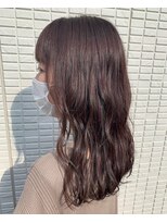ヘアーチェリーコーク ランプ(HAIR CHERRY COKE Lamp)&nbsp;＊ピンクブラウン×秋カラー