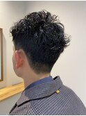 癖毛風パーマスタイル【メンズサロン The WILLOW 神保町店】