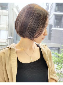 ノア ヘアデザイン 町田店(noa Hair Design) 大人ハイライト×ボブ