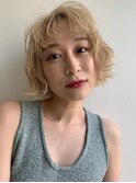 外ハネ切りっぱなし小顔ボブ20代30代[渋谷/渋谷駅]
