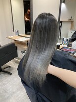 ラフ 難波店(LAFF)&nbsp;#黒髪#ボブルフ#ネビージュ#小顔#ワンレン