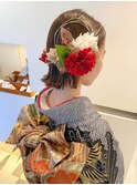 成人式ヘアセットのトレンドはコレ☆ボブスタイル