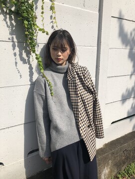 エイルミヤザキ(Ail Miyazaki) ハイライト×丸みショートボブ