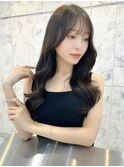 韓国風前髪×シルキーベージュ【髪質改善/新宿/マッシュパーマ】