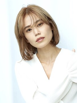 ピークアブー アヴェダ アトレ恵比寿(PEEK-A-BOO AVEDA) 丸みミニボブ/大人ボブ/艶ボブ/大人かわいい/ハイライト/30代