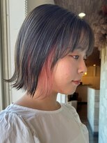 ミルヘアデザイン(mil hair design) インナーカラーケアブリーチイヤリングカラーハイライトレイヤー