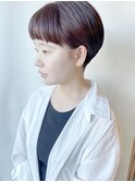 【松戸/ムラマツ】大人マッシュショートボブピンク