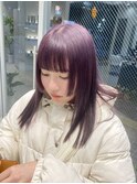 【iLi×SAKI】ラベンダーカラー/姫カット