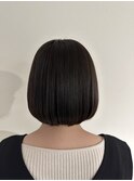 ミニボブ+ダークベージュ