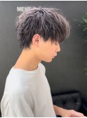 やりすぎない・メッシュツイスパ・マッシュショートウルフ