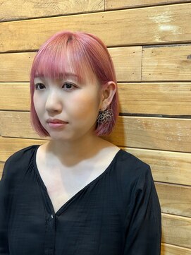 ココチヘアーサロン キャンディーピンクカラー
