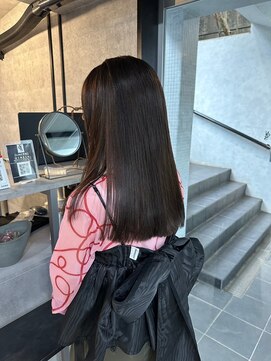ノス 渋谷(NOOS) ぱつっとラインの美髪ボブ◎