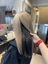 ヴァイス 渋谷店(VAICE)&nbsp;《インナーカラー》ベージュ×ブラック