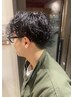 【メンズ限定★簡単スタイリング】メンズカット+ニュアンスパーマ12100→8500