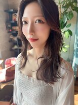 ロイズ ヘアデザイン アンド スパ(LOES) イメチェンヘアスタイル×前髪デザイン×こなれミディ