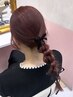 【arisa指名限定】似合わせカット＋艶感カラー＋簡単アレンジ ￥8800